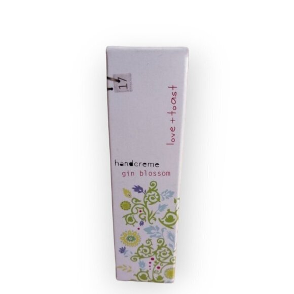 Discontinued Rare Vegan Hand Cream by Love & Toast - Gin Blossom Factory-Sealed - Picture 3 of 5